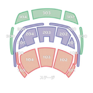 O オー 劇場 座席表