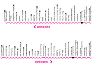 ラスベガス市内観光RTCバス停留所