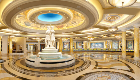 Caesars Palace_Augustus Lobby シーザーズパレス