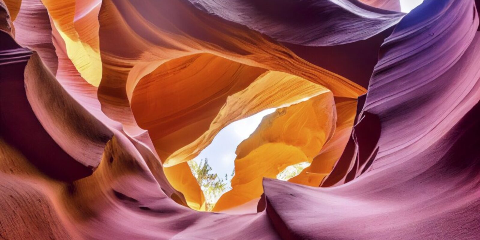 Antelope Canyon lights and rocks arizona usa